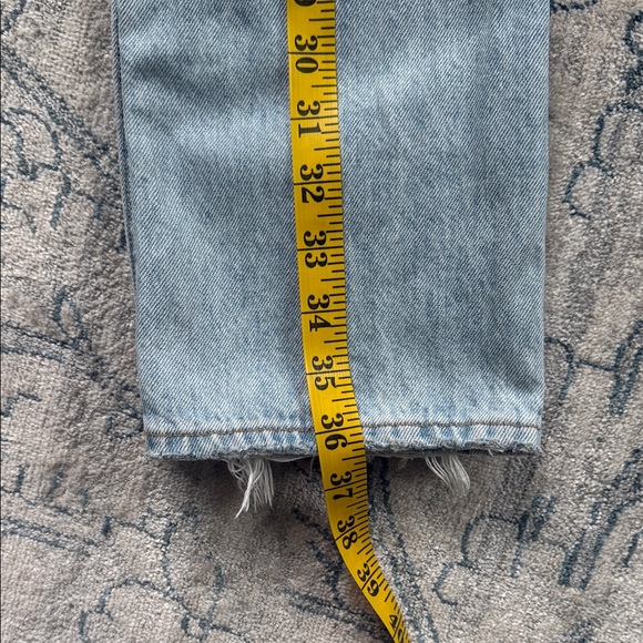 Agolde Light Blue Straight Leg Jeans - Picture 10 of 10